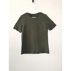 COS T-Shirt Mens M Olive Green Minimalist Basic Crewneck Cotton Casual City